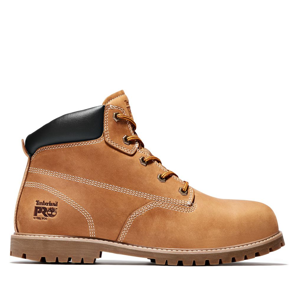 Timberland Mens Work Boots PRO® Gritstone Steel Toe - Brown - India EH4736890